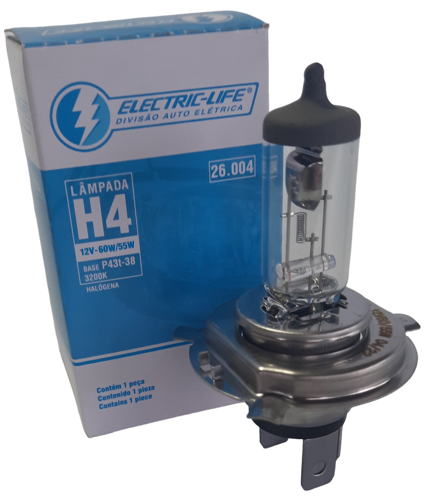 Bombillo Halogeno Farola  H4/12V/60/55W   BLANCA NORMAL  (Unidad)  VOLKSWAGEN